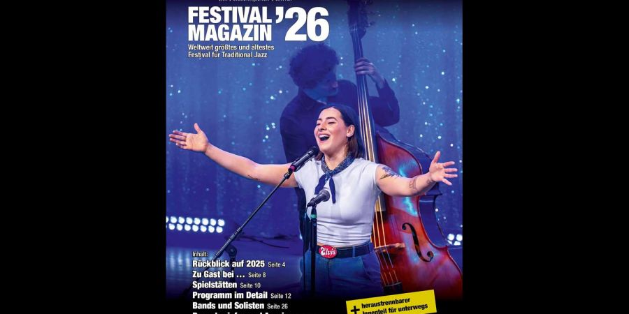 Festivalmagazin 2026 ab sofort online bestellbar