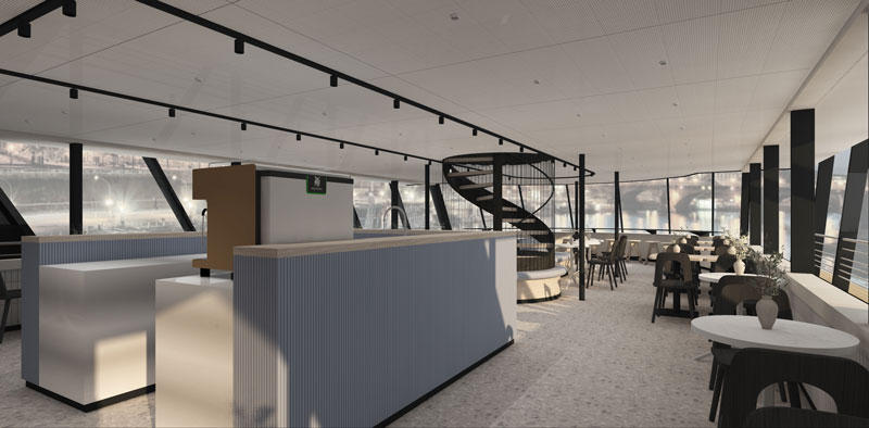 MS "Gräfin Cosel" – Bistro/Bar